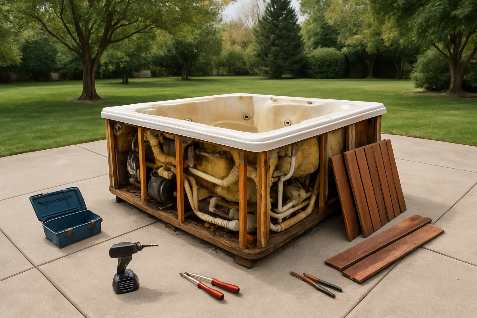Hubbardston MA Hot Tub Removal Services